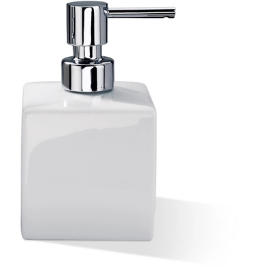 Distributeur De Savon Decor Walther Dw Blanc Chrome Doucheetbain